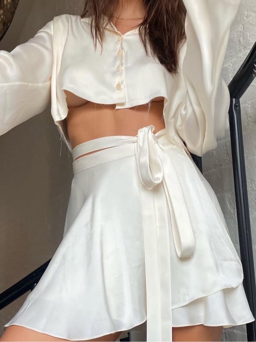 Orseund Iris | Ballerina Wrap Skirt in Ivory